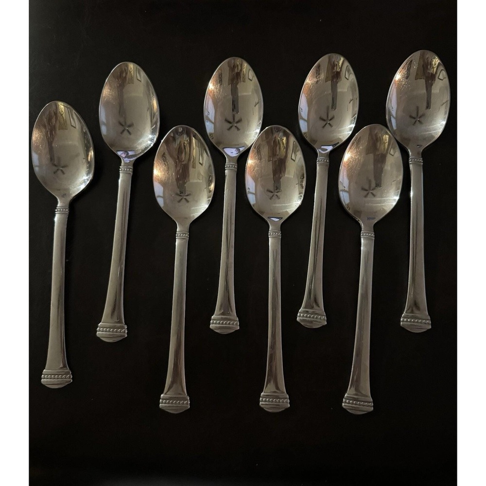 Towle‎ Beaded Classique Flatware Soup Tablespoon (Set of 8)
